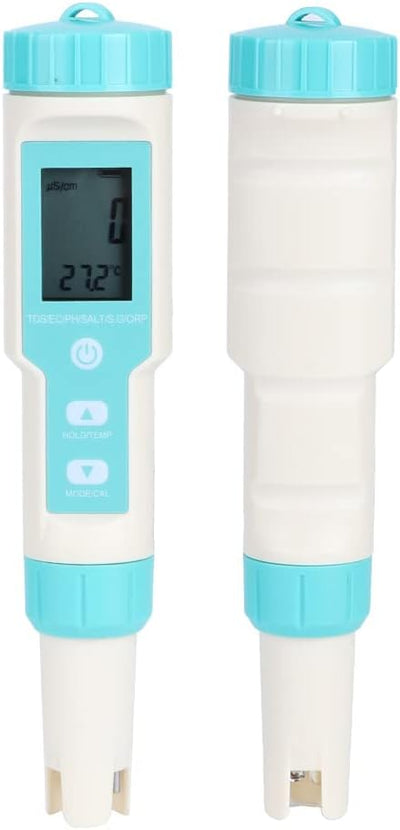 Wasserqualitätstester, PH TDS EC ORP -Tester, wasserdichte elektronische Salzgehalthydrometer -Wasse