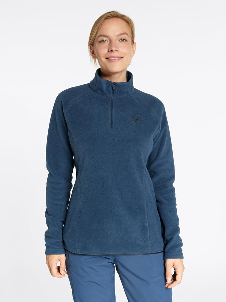 Ziener Damen Jemila Skipullover, Skirolli, Funktions-Shirt | Langarm, atmungsaktiv, Fleece, warm (1e