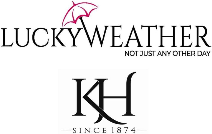 LUCKYWEATHER Regenschirm Stockschirm Damen/Herren Motiv Frühstück der Ruderer Auf-Automatik Double L