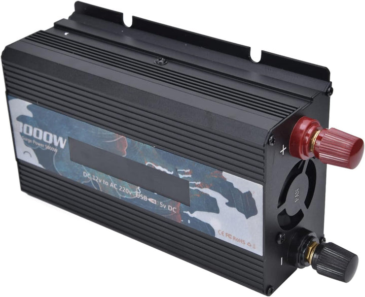 3000 W Reiner Sinus-Wechselrichter DC 12 V auf AC 220 V Multifunktionaler Batteriekonverter für Zuha