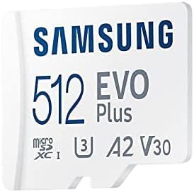 512GB Samsung EVO Plus MicroSDXC 130MB/s +Adapter