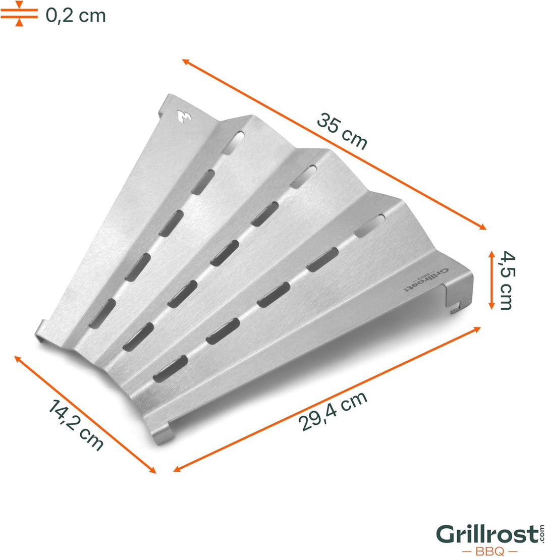 Grillrost.com Das Original Feuerplatte 80 & 100cm und Zubehör für Feuertonnen und Kugelgrills, Gröss