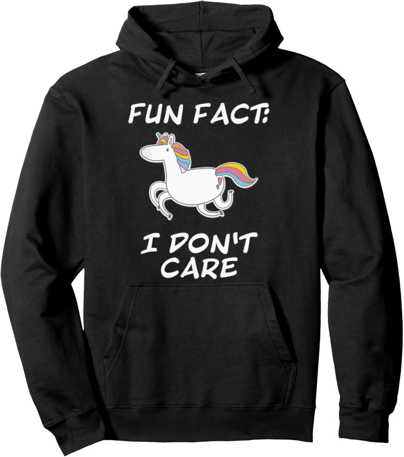 Fun Fact Einhorn | Lustiger Cooler Spruch | Für Mädchen Pullover Hoodie