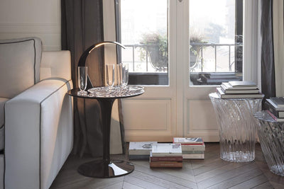 Kartell Tip Top Beistelltisch, Schwarz glänzend Piano in PMMA Nero, Piano in PMMA Nero