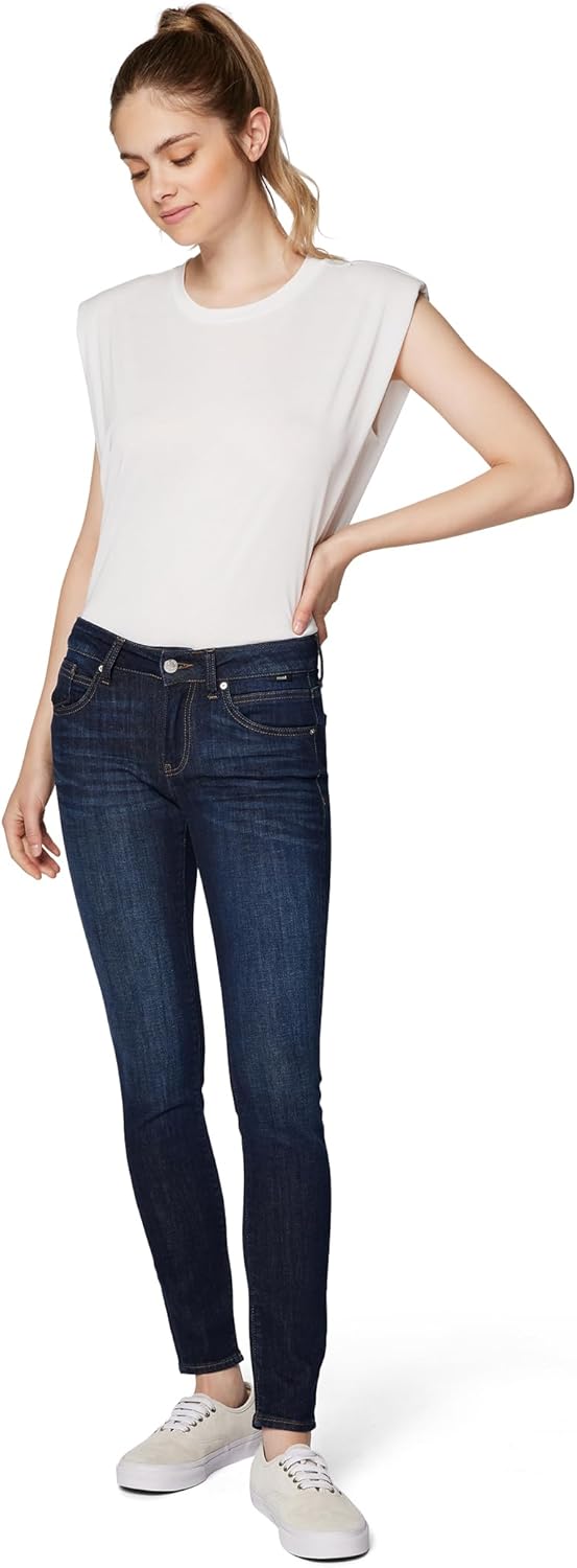 Mavi Damen Adriana Jeans 24W / 30L Rinse Str, 24W / 30L Rinse Str