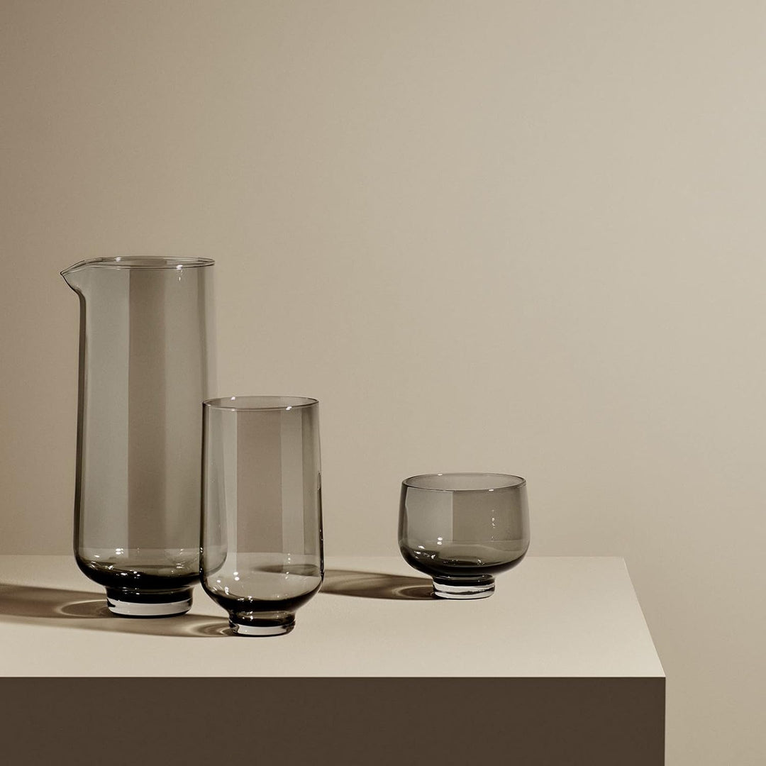 Blomus Flow Trinkglas, Glas, Smoke, 220 ml