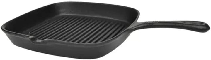 vidaXL BBQ 36cm Grillpfanne aus Gusseisen 36.5x24.5 cm, 36.5x24.5 cm