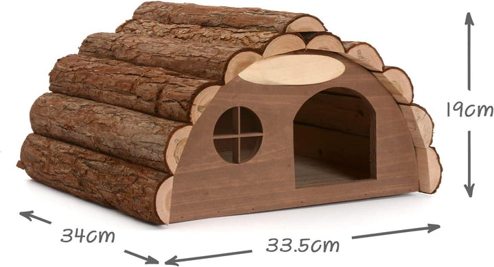 CKB LTD Holzhaus für Igel oder Meerschweinchen – Outdoor Schuppen – Hotel kann auch für den Wintersc