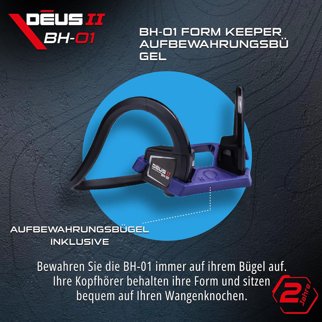 XP Metal Detectors BH-01 Kabelgebundene Kopfhörer mit Knochenleitung, entwickelt für XP Deus II - wa