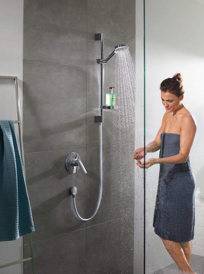 hansgrohe Fixfit S Schlauchanschluss mit Rückflussverhinderer, Chrom Chrom mit Rückflussverhinderer