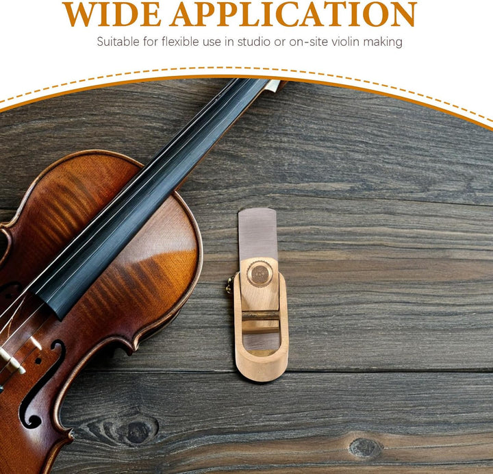 Mikro Daumenhobel aus Messing für Violine und Fingerboard