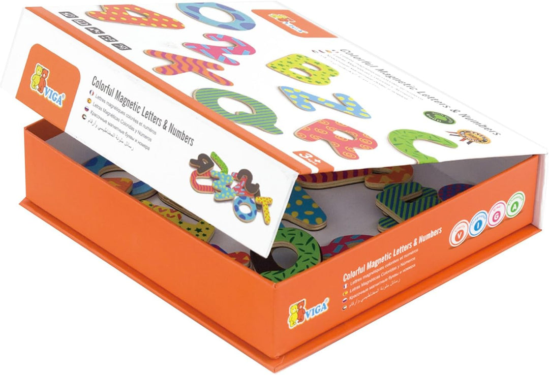 VIGA 59429 Toys - Magnetische Buchstaben und Zahlen