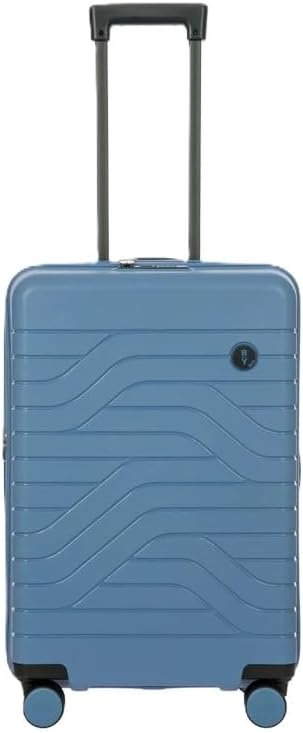 Brics BY Ulisse - 4-Rollen-Kabinentrolley 55 cm grey blue, Grey Blue