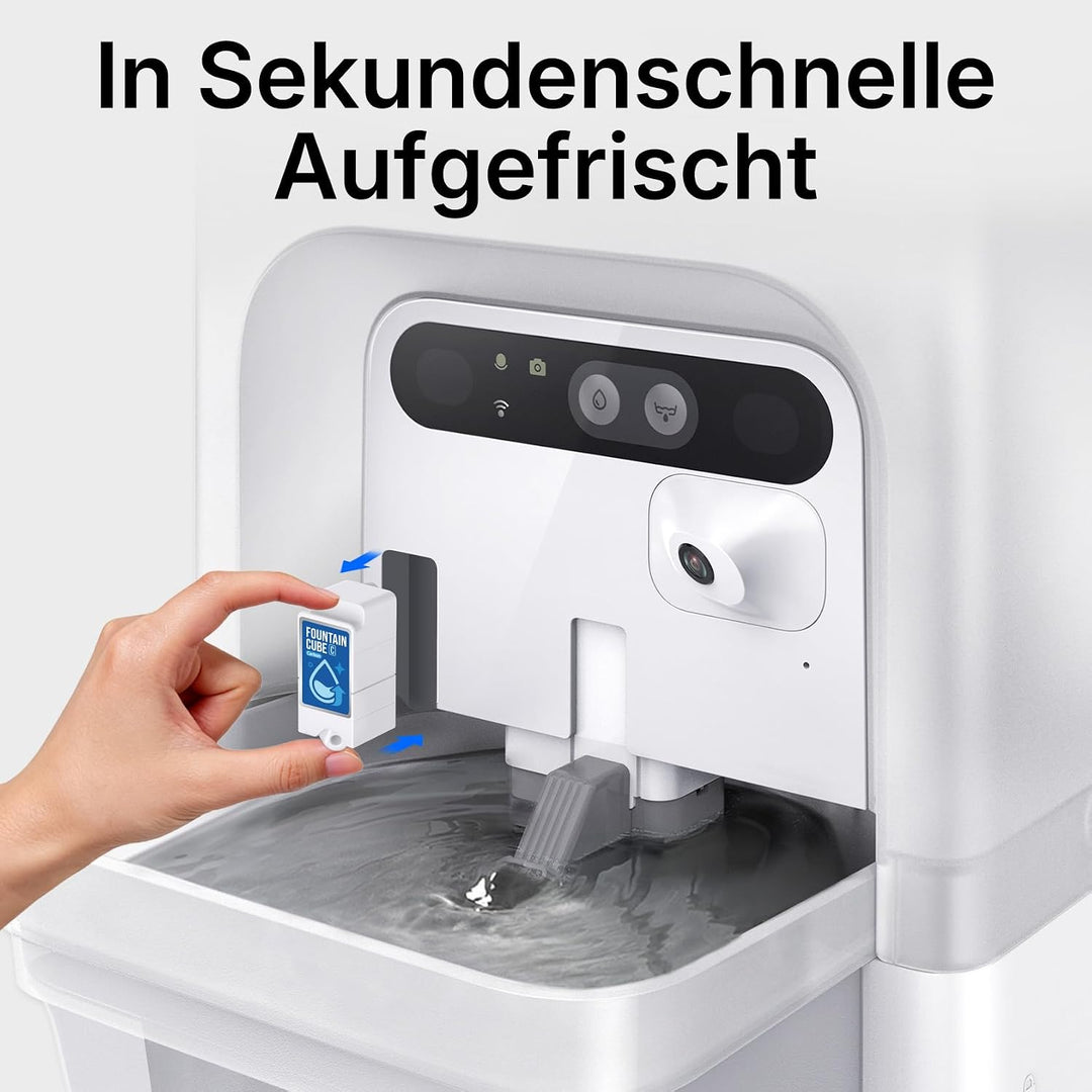 PETKIT Fountain Cube C Ersatzfilter für Eversweet Ultra Katzenbrunnen | Smart Wasserfilter mit App-E
