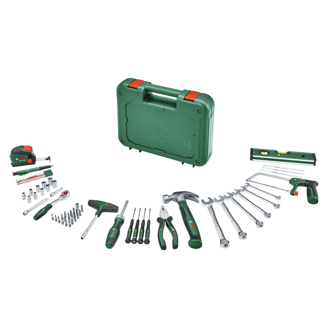 Bosch Werkzeug-Set 64-teilig (vielseitige, ergonomische Werkzeuge aus hochwertigen Materialien; Zang