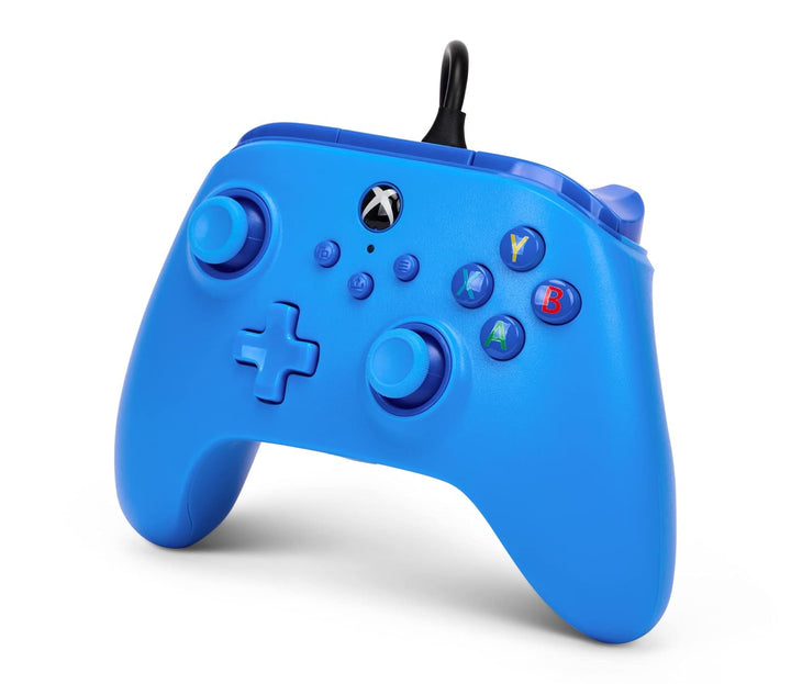 Kabelgebundener PowerA Controller für Xbox Series X|S und Windows 10/11 - Blau, Gamepad, kabelgebund