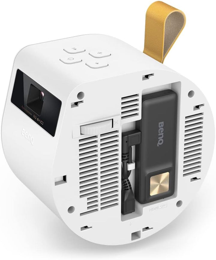 BenQ GV11 Mini Beamer, 135° Projektionswinkel an die Decke, 270˚ Bass-Erweiterung, Google Android TV