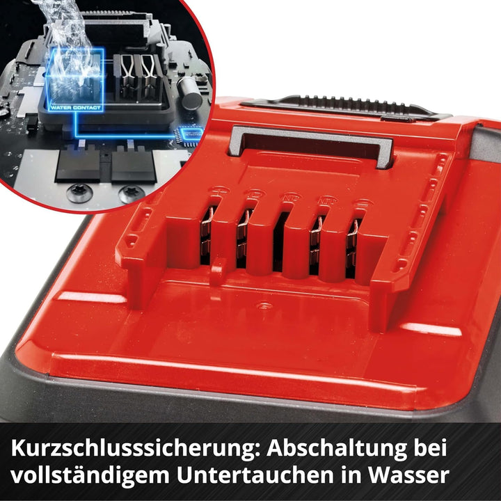 Original Einhell 18V 3,0 Ah Sealed Power X-Change Plus (18 V Akku, Wasser- & staubgeschützt, Schutzk