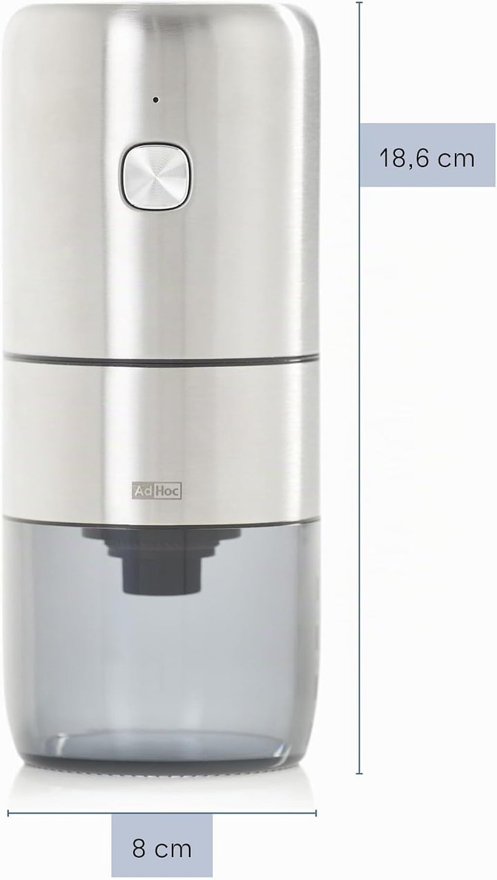 AdHoc MC10 Elektrische Kaffeemühle i.Mill | Wiederaufladbare Design-Kaffeemühle mit CeraCutXL Kerami