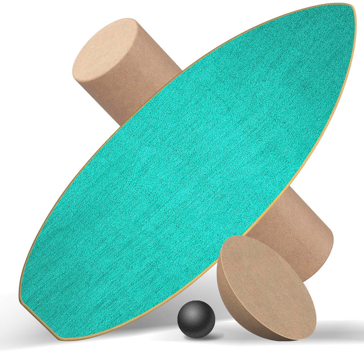 Balance Board Erwachsene,Gleichgewichtstraining - Balance Board Holz,Oberflächenbehandlung gegen Rut
