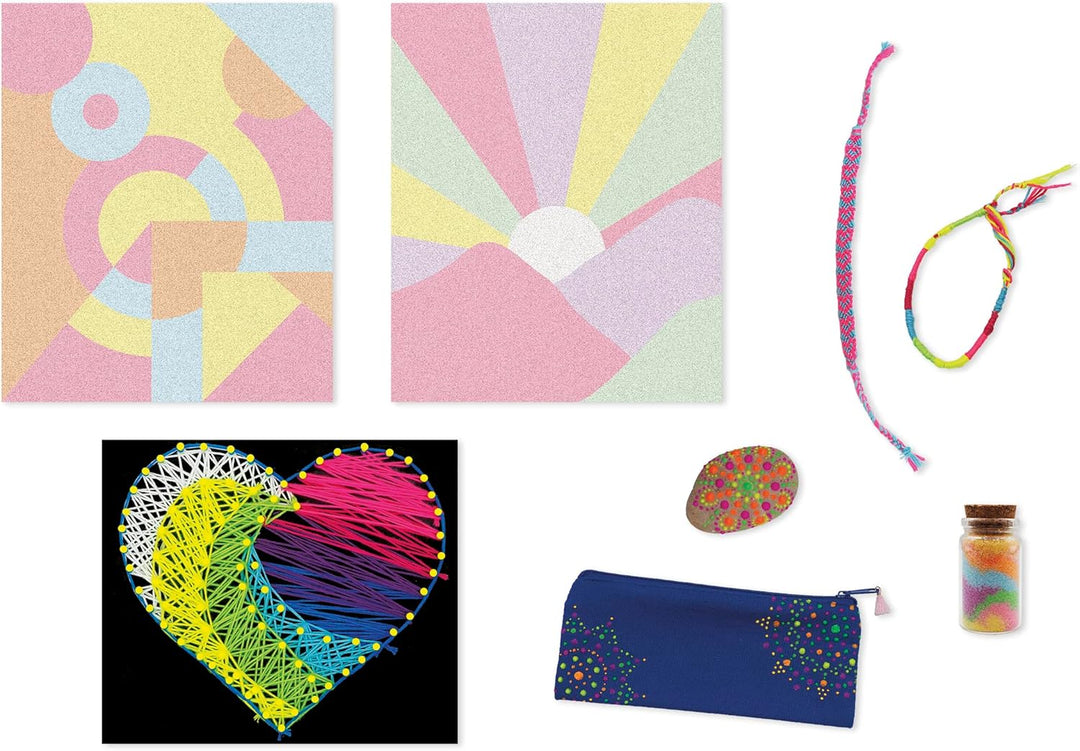 Janod - Diverse Aktivitäten Color Addict - I Love Creativity - 8 Kunstwerke zum Erstellen - Kreative