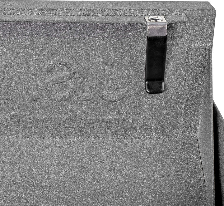 Mail Boss 7505 Mail Manager Curbside Locking Security Mailbox, Granite, Granit