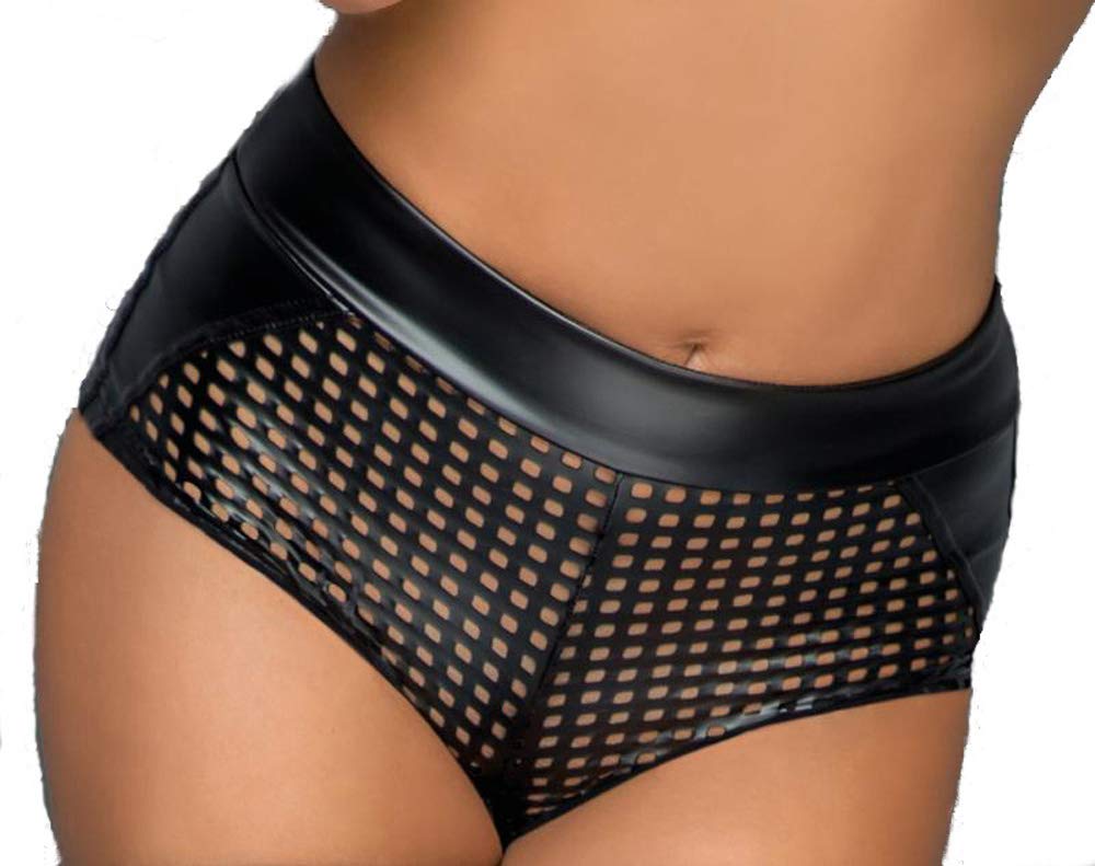 Lasercut Shorts von Noir Handmade Poerwetlook, S
