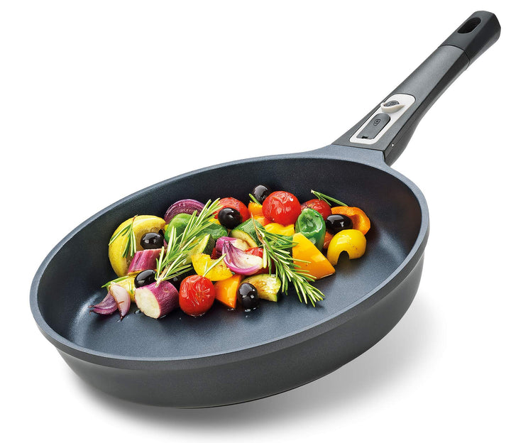 Küchenprofi MILANO Bratpfanne 28cm Aluminium | Pfanne Backofengeeignet | Abnehmbarer Griff | Alumini