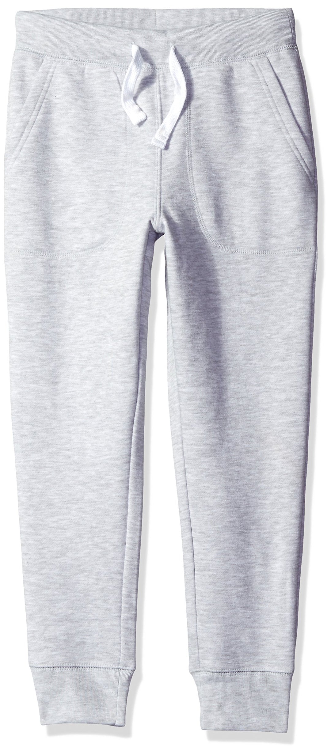 French Toast Boys' Big Fleece Jogger, Heather Gray, L (10/12)