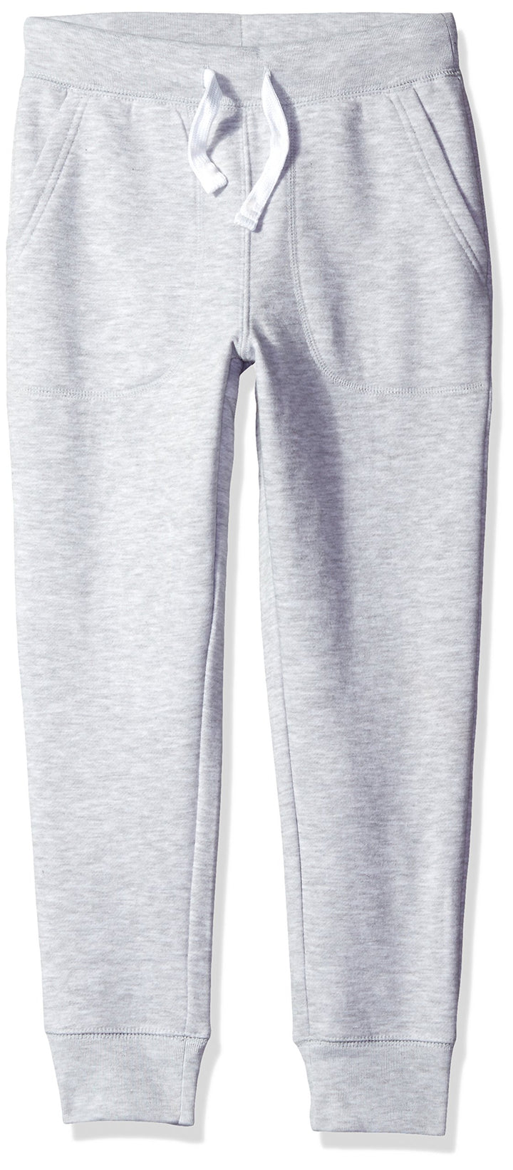 French Toast Boys' Big Fleece Jogger, Heather Gray, L (10/12)