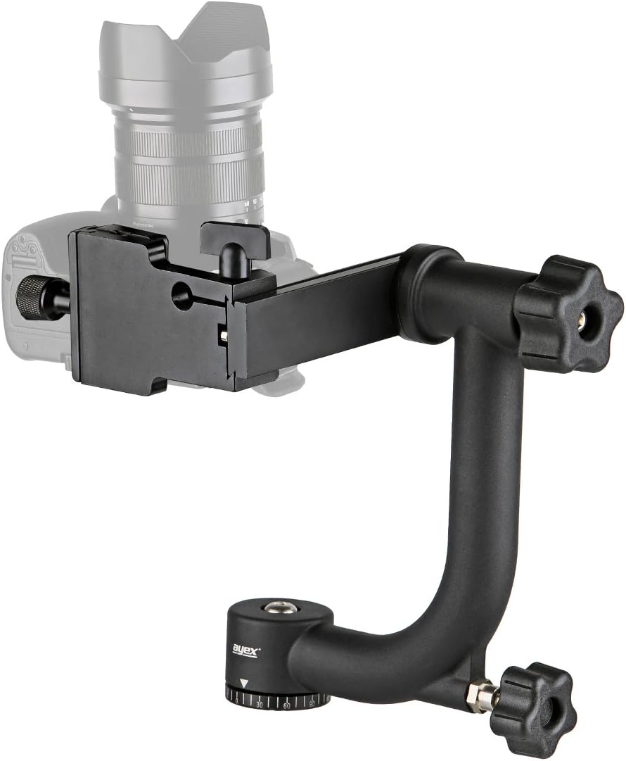 ayex Gimbal Tripod Head, Stativkopf für Telefotografie, Sport- und Naturaufnahmen