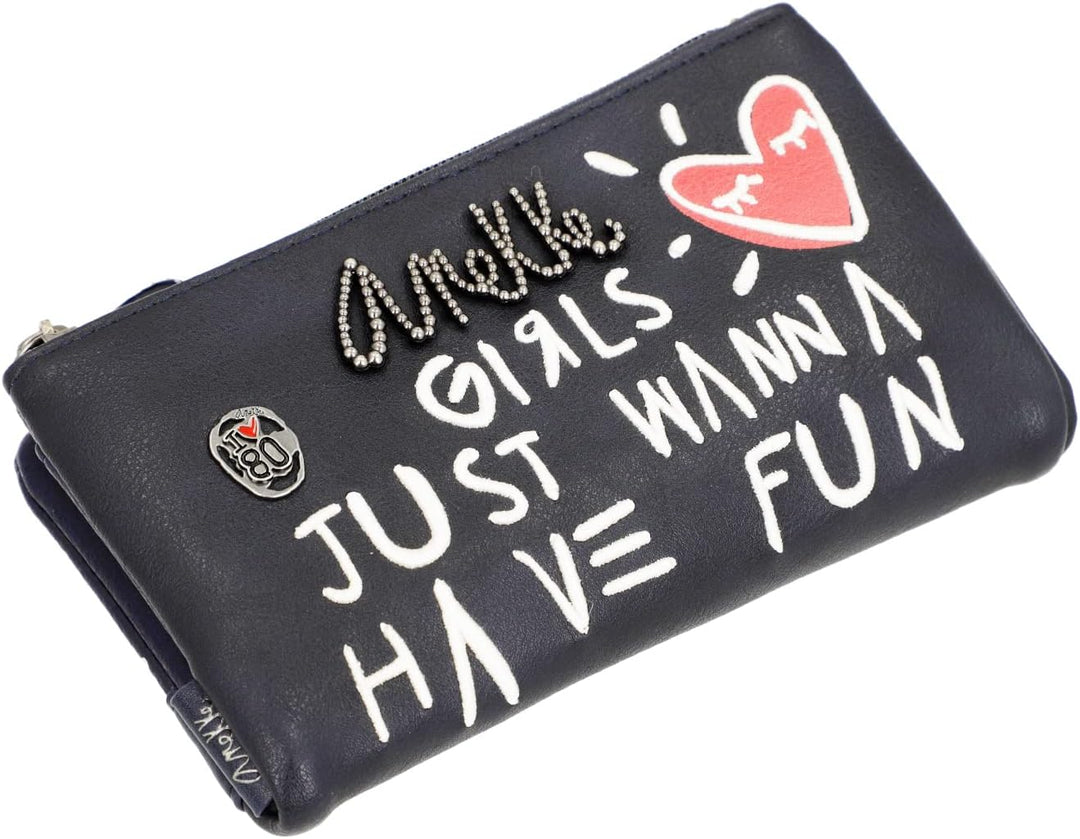Anekke Fun&Music Damengeldbörse schwarz Masse 18x10x3cm