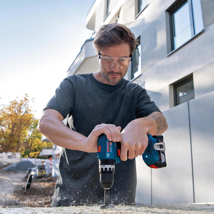 Bosch Professional 18V System Akku Schlagbohrschrauber GSB 18V-45 (Drehzahl 1.900 min⁻¹, inkl. 2x 2.