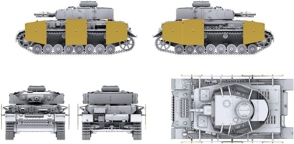 Bordermodel Border Model BT-003 Panzer IV AUSF. F1 mit Zusatzpanzerung 1:35