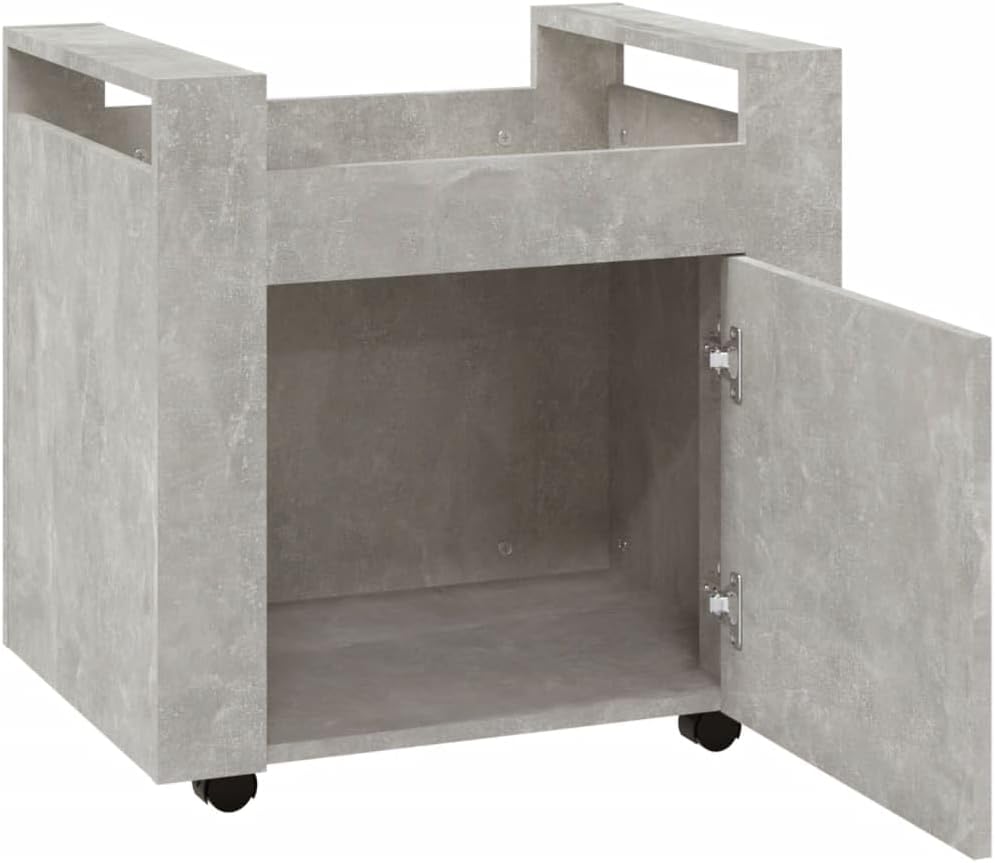 vidaXL Bürowagen, Rollcontainer mit viel Stauraum, Rollschrank für Wohnzimmer Büro Schlafzimmer, Bür