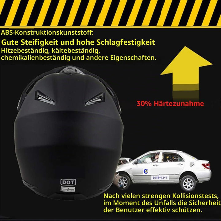 UIGJIOG Motorradhelm,Motocross Helm,Helm Kinder,Helmets Kinder-Cross-Helm, Road Helm mit Handschuhe