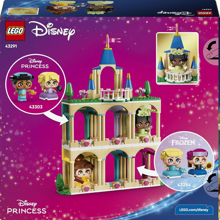 LEGO ǀ Disney Princess Die Mini-Prinzessinnen Belle und Tiana mit ihrem Schloss - Spielzeug mit 2 Mi
