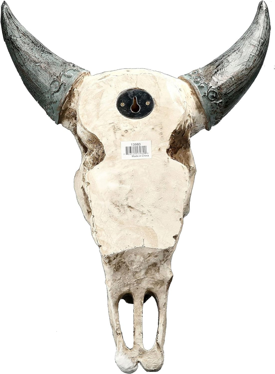 Pacific Giftware Bison Schädel mit Verzierungen | Wanddeko Totenkopf Rind Büffel