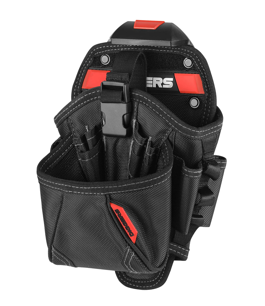 Diggers Tools - Akkuschrauber Holster Werkzeugtasche - [ Grösse L ] Flexibel Kombinierbare Werkzeugt