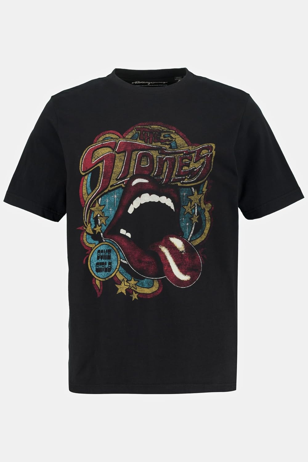 JP 1880 Herren grosse Grössen Übergrössen Menswear L-8XL T-Shirt, Bandshirt, Rolling Stones, Halbarm