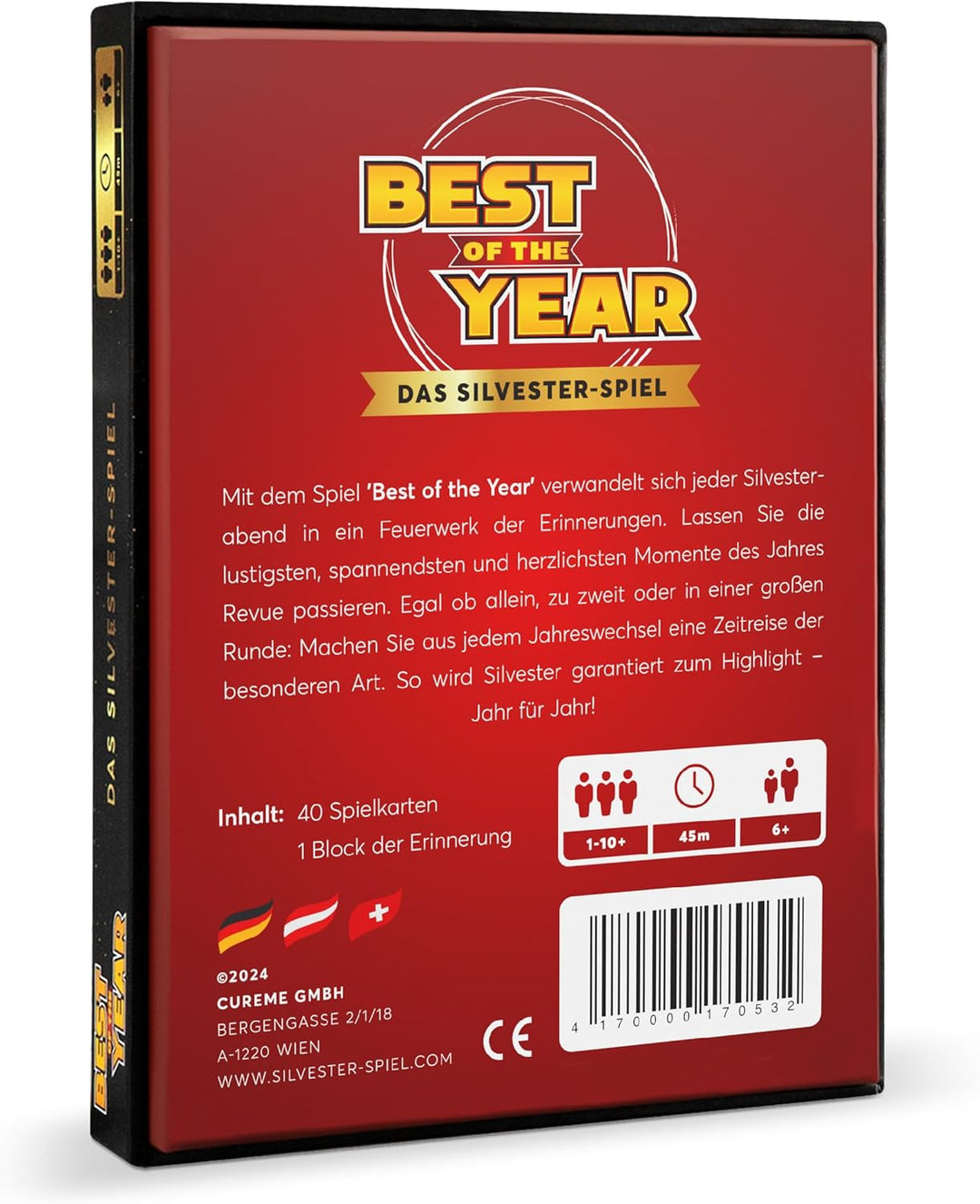 BEST OF THE YEAR DAS SILVESTER-SPIEL - Jahres-Highlights Wieder erleben - Geschenkidee, Partyspiele,