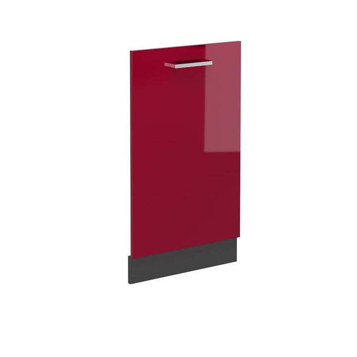 Vicco Frontblende R-Line, Rot Hochglanz, 45 cm | ohne Arbeitsplatte, zur freien Kombination innerhal