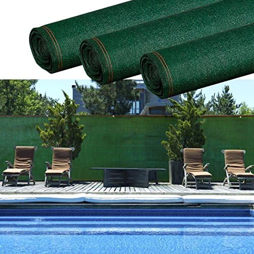 ProBache - Sichtschutzplane, verstärkt, Luxusausführung - 2 x 10 m, 220 g/m² - Grün