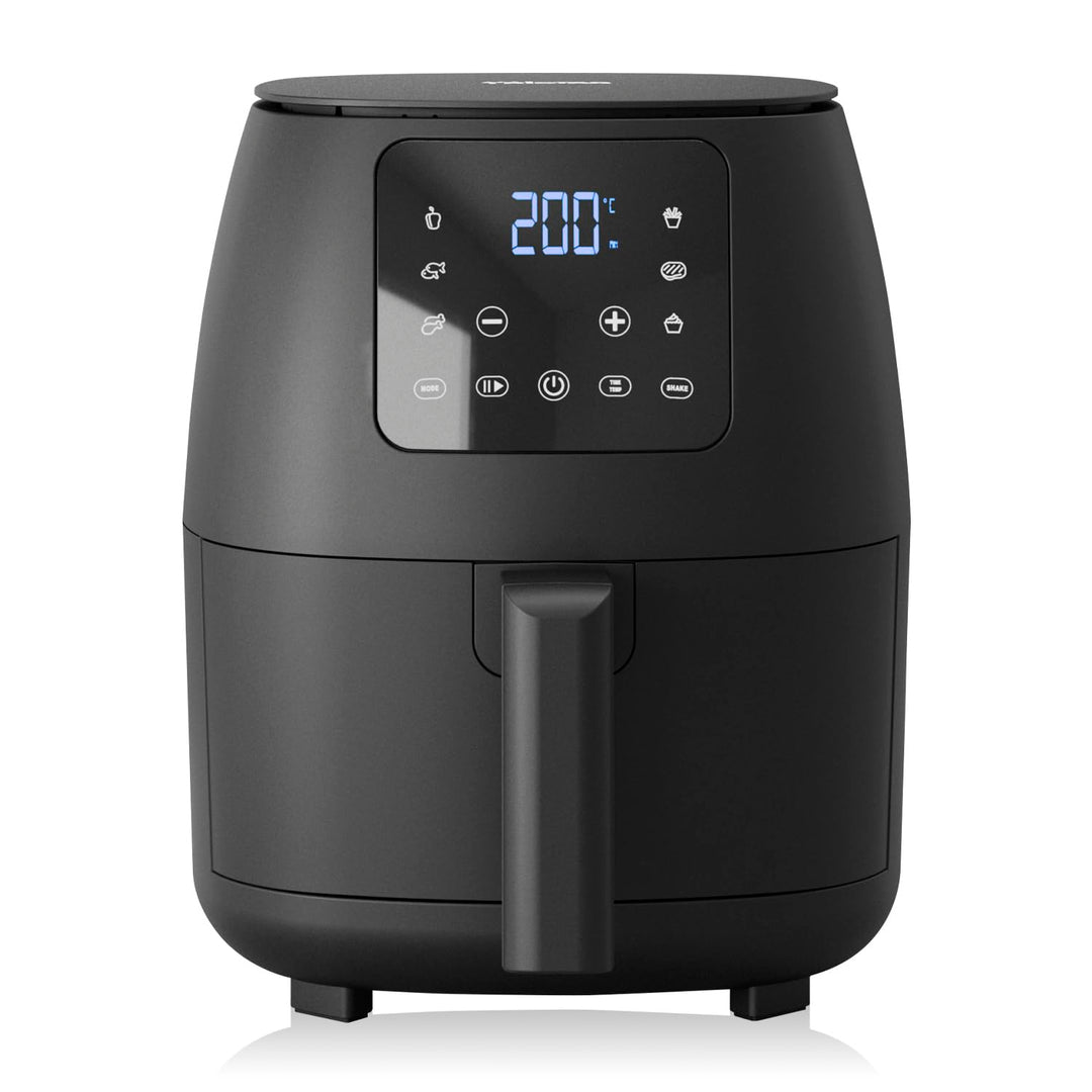 Tristar Mini-Digital-Heissluftfritteuse - 2L - Ölfrei - 6 Kochprogramme - Antihaftbeschichtung - Ein