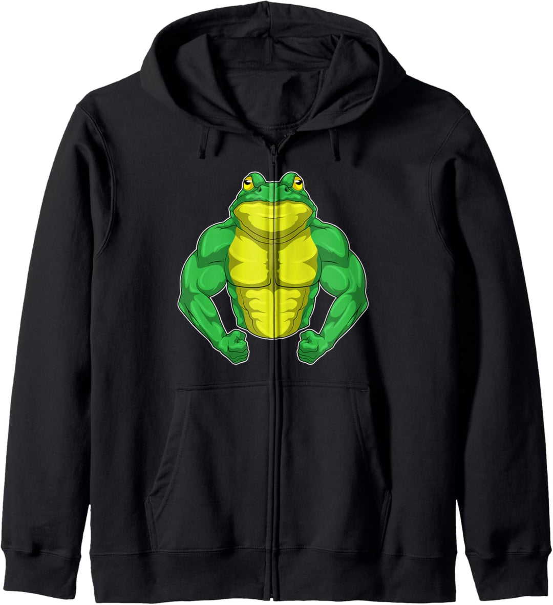 Frosch Bodybuilder Bodybuilding Sport Kapuzenjacke