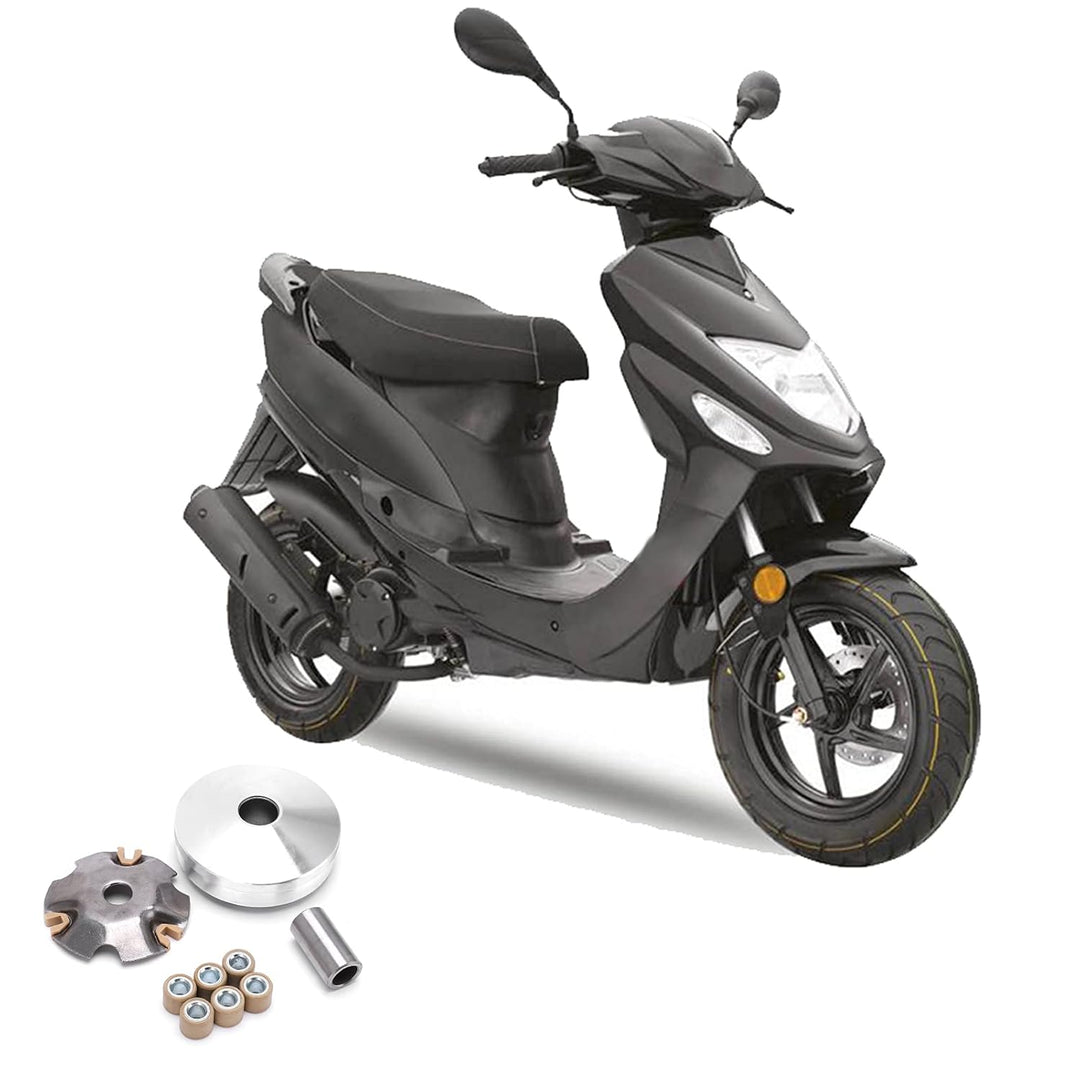Fydun Komplette Variatorbaugruppe Rollenantriebsrad Rollerzubehör Ersatz für GY6 139QMA 139QMB Rolle