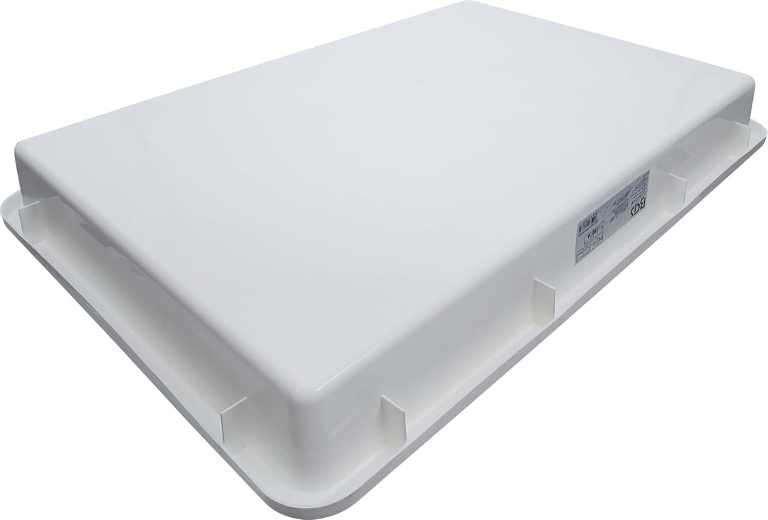 BGS 74261 | BGS 74261 | Auffangwanne mit Ausgiesser | weiss | 50 l | Mehrzweckwanne | Universal-Auff