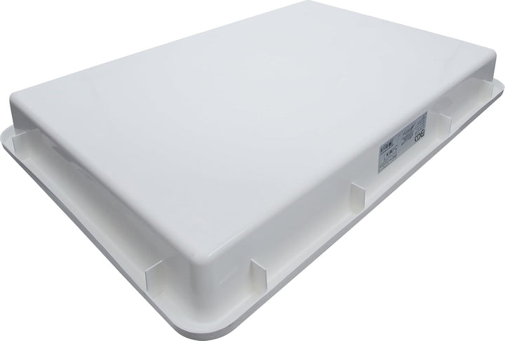 BGS 74261 | BGS 74261 | Auffangwanne mit Ausgiesser | weiss | 50 l | Mehrzweckwanne | Universal-Auff