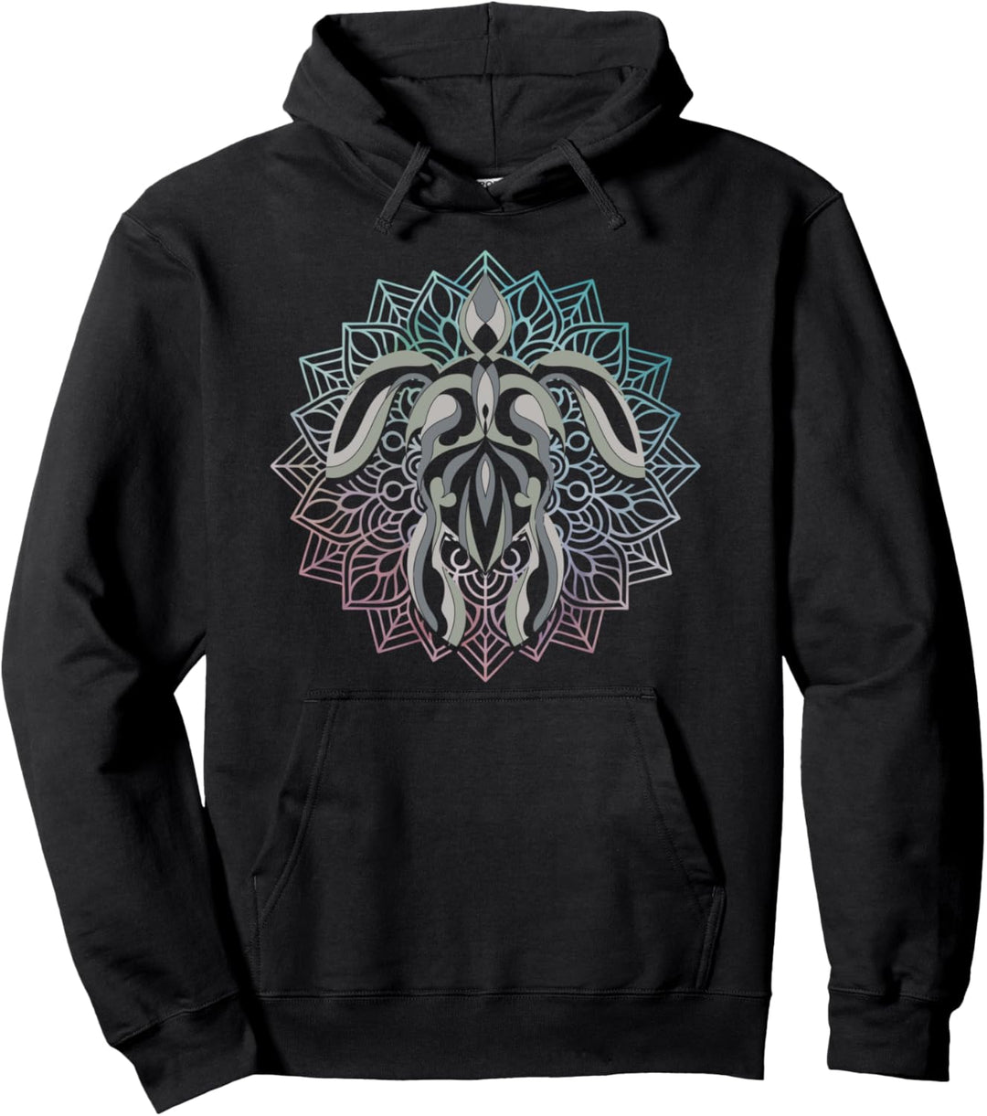 Maori Ozean Tier Meeresschildkröte Mandala Schildkröte Pullover Hoodie