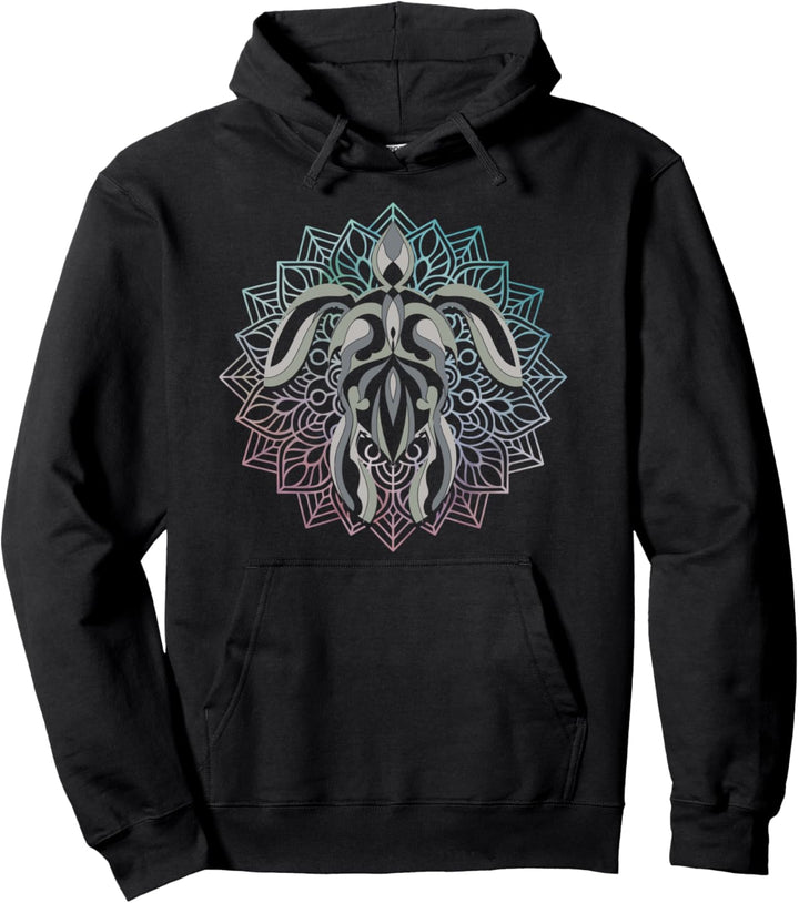 Maori Ozean Tier Meeresschildkröte Mandala Schildkröte Pullover Hoodie